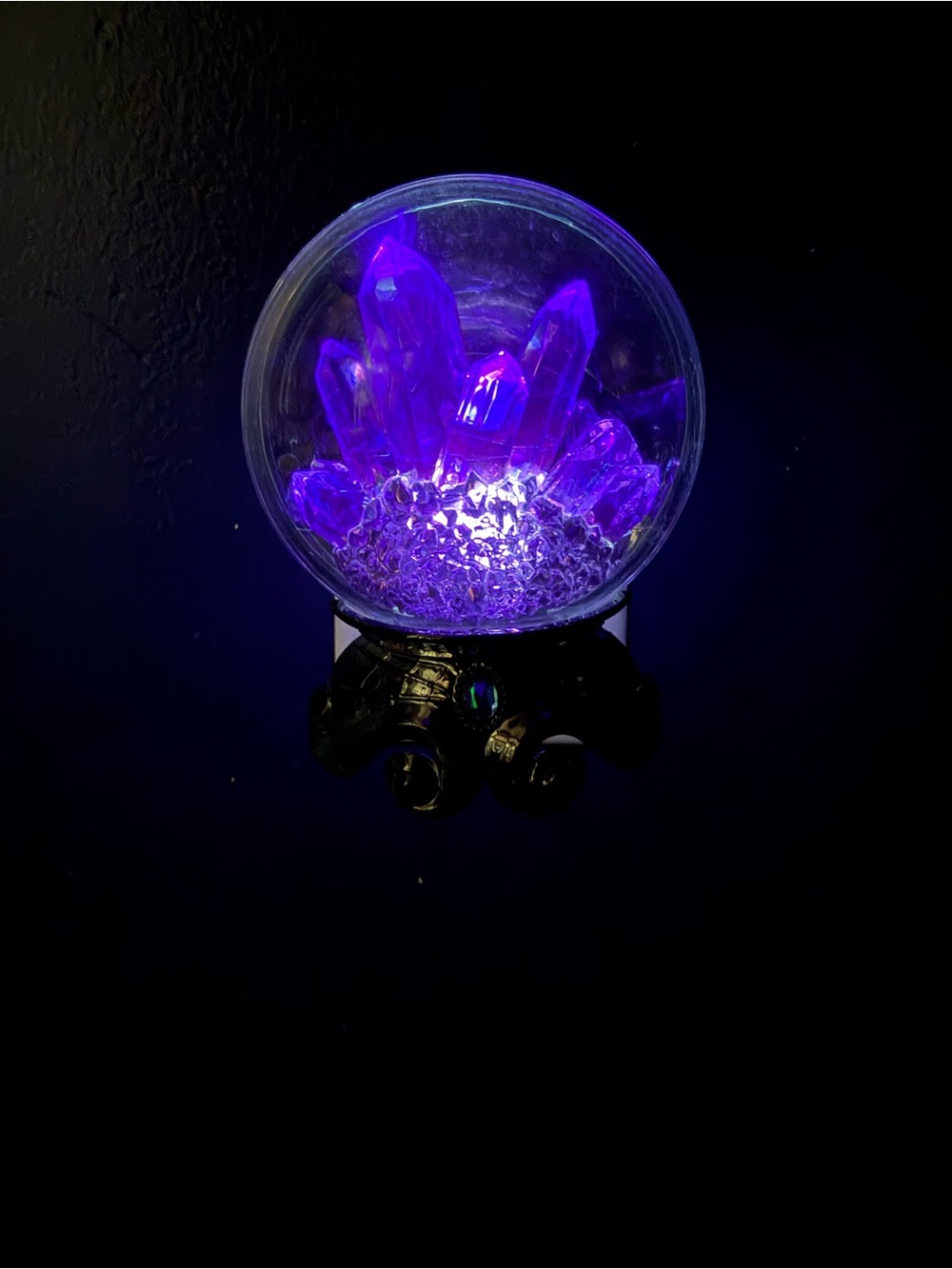Bath & Body Works Purple Crystal Globe Wall Decor